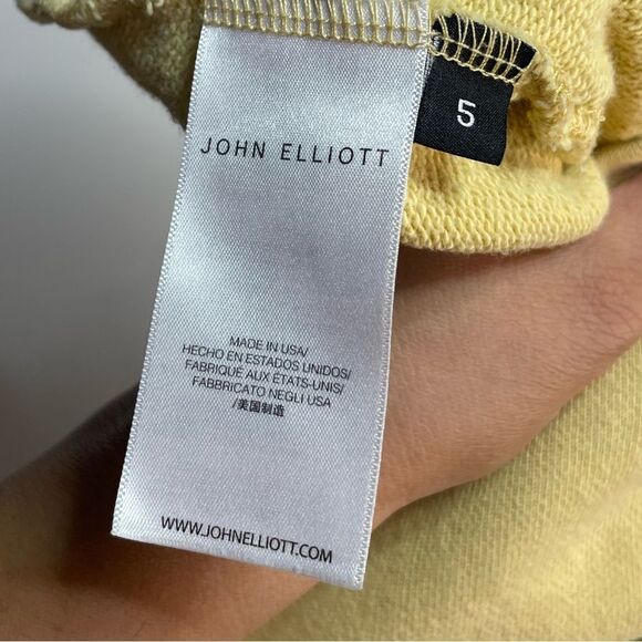 John Elliott Yellow Jogger Sweatpants Medium - Picture 5 of 7